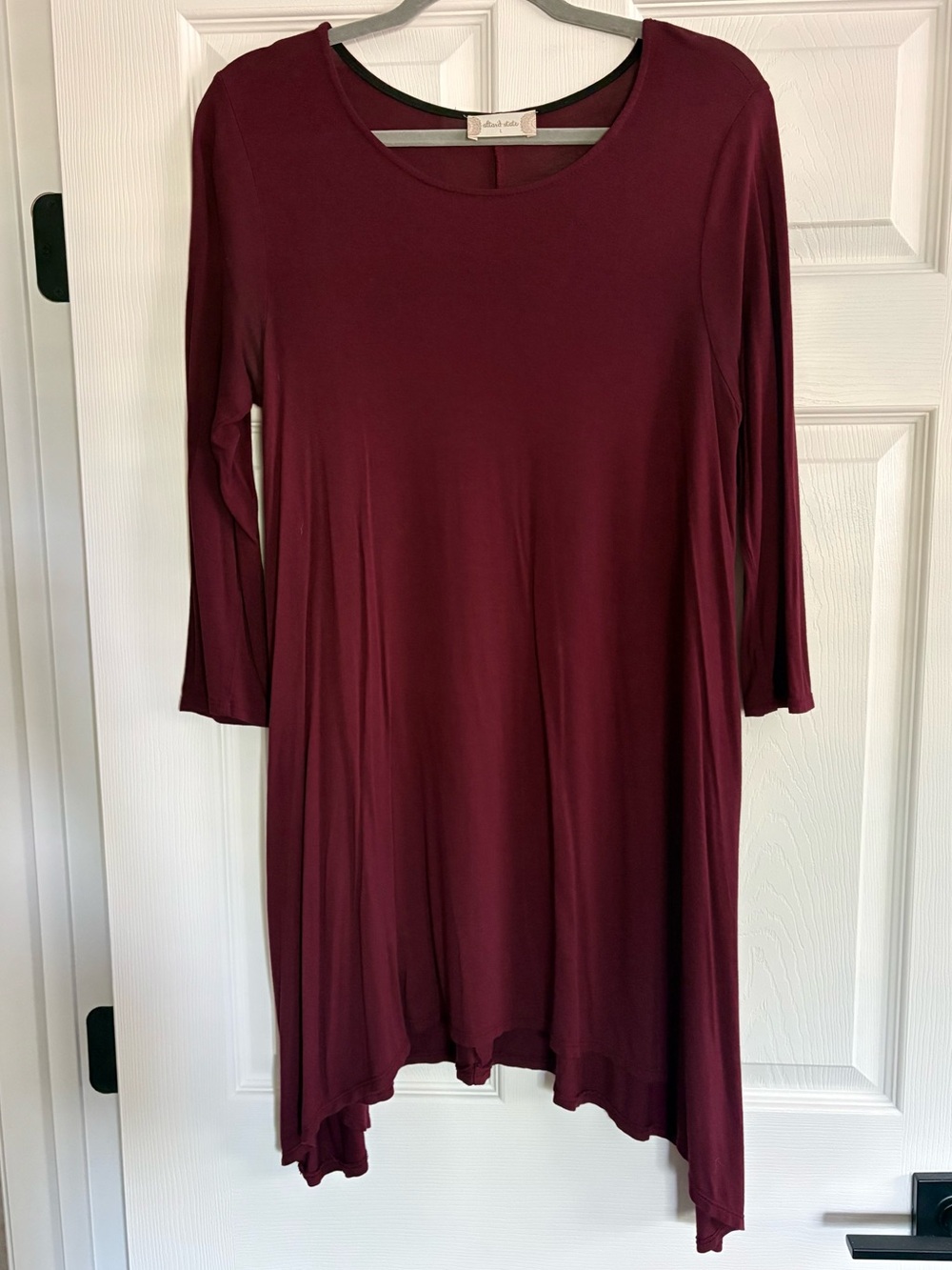 Altar'd State Burgundy Tunic Dress